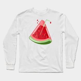 Watermelon Juice Long Sleeve T-Shirt